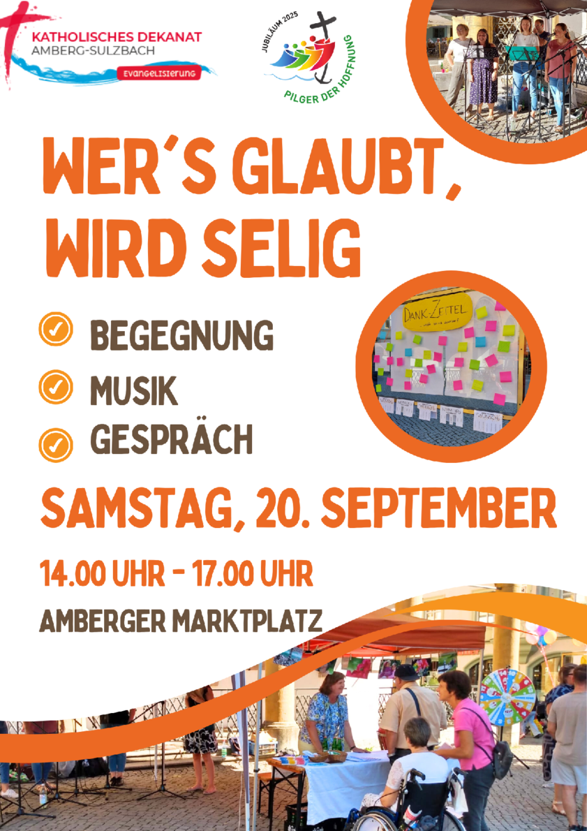 Nähere Infos zum offenen Treff zum Thema: "Wers glaubt wird selig"