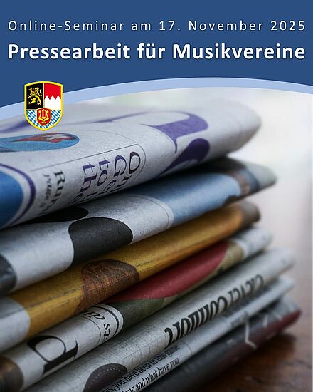 Von der Probe in die Printmedien: 
Pressearbeit für Musikvereine