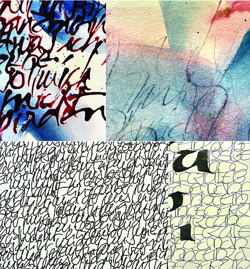 Kalligrafie - SchriftTeppiche - verwobene Texte