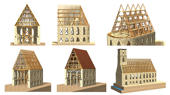 Der einzigartige Dachstuhl 
"der vornehmsten Hallenkirche St. Martin  in Amberg" -